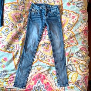 Light blue skinny jeans